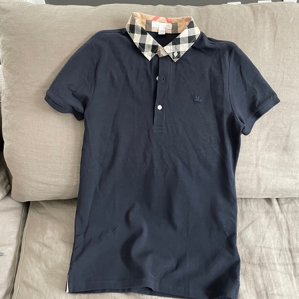 Burberry Checked Collar Shirt